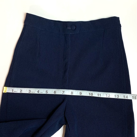 Vintage Serge Azar Navy Pants Paris France - Picture 10 of 15